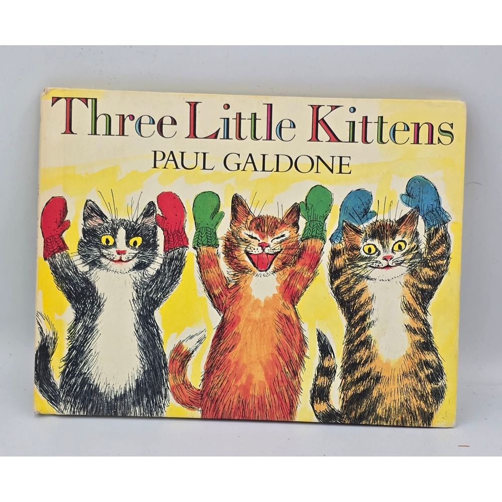 Three Little Kittens Paul Galdone Vintage Childrens Book Nursery Rhymes VIDEO